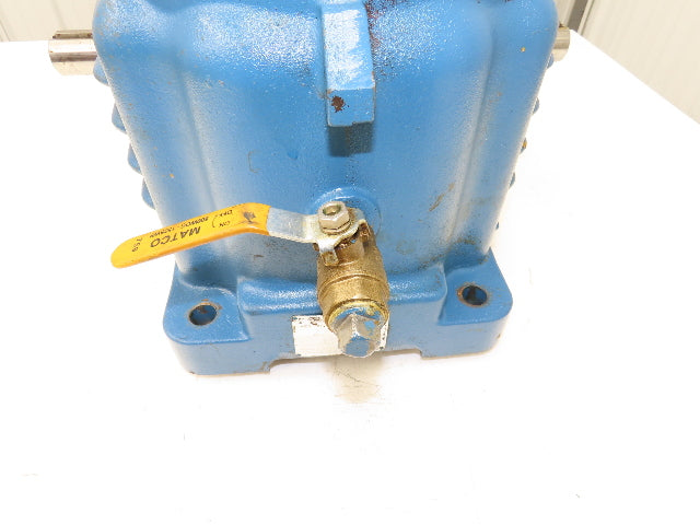 Cone Drive SHV50-Y0B Worm Gearbox 15:1 Reducer 10Hp 116 RPM 3-7/16" Hollow Shaft