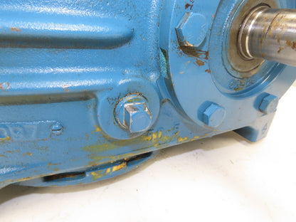 Cone Drive SHV50-Y0B Worm Gearbox 15:1 Reducer 10Hp 116 RPM 3-7/16" Hollow Shaft