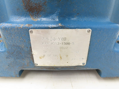 Cone Drive SHV50-Y0B Worm Gearbox 20:1 Reducer 8.5Hp 88 RPM 3-7/16" Hollow Shaft
