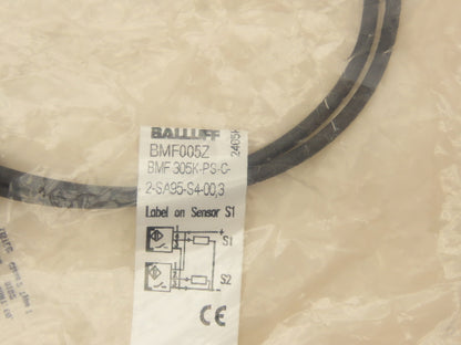 Balluff BMF 305K-PS-C-2-SA95-S4-00,3 Cylinder Sensor 30VDC M12 4-Pin Lot of 3