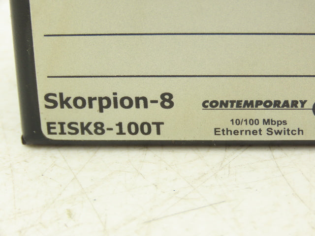 Contemporary Controls EISK8-100T Skorpion- 8 10-36VDC 24VAC Ethernet Switch