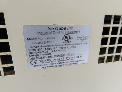 Ice Qube IQ5000T Enclosure Cooling Air Conditioner 5000 BTU Top Mount 230V 1PH