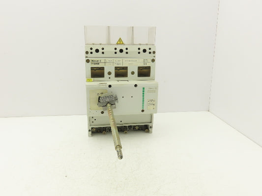 Moeller P10-400 Circuit Breaker 400A 690VAC 3 Pole W/Disconnect Mechanism DNZM10