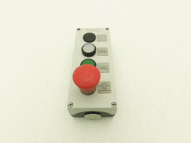 Siemens 3SU1854-0AA00-0AB1 4 Station Electrical Enclosure Pendant 22mm
