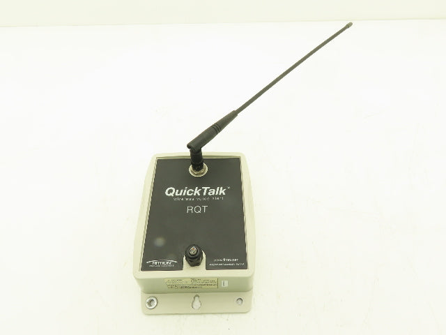 Ritron UHF RQT-452 Quick Talk Wireless Voice Alerting Transmitter Radio