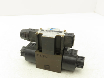 Daikin LS-G02-2CA-20-EN Hydraulic Directional Control Solenoid Valve 100/110V