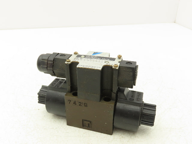 Daikin LS-G02-2CA-20-EN Hydraulic Directional Control Solenoid Valve 100/110V