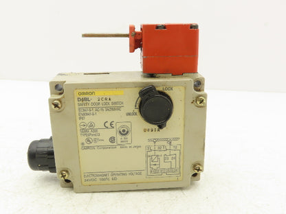 Omron D4BL-2CRA Safety Door Interlock Switch Electromagnetic 24VDC