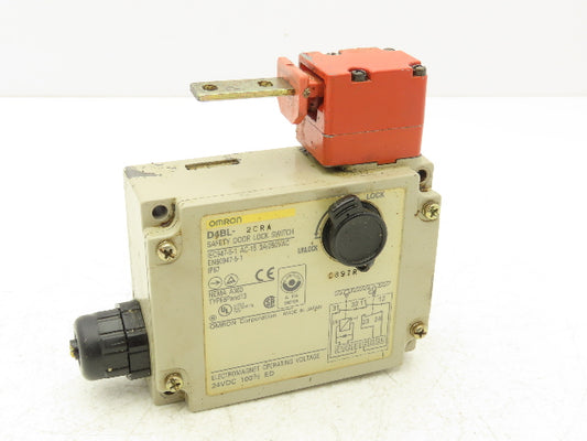 Omron D4BL-2CRA Safety Door Interlock Switch Electromagnetic 24VDC