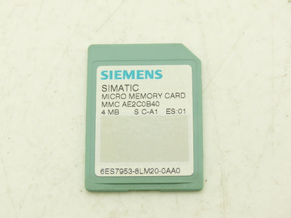 Siemens 6ES7953-8LM20-0AA0 SIMATIC S7 Micro Memory Card MMC 4MB