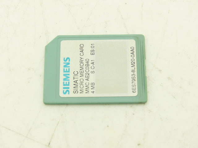 Siemens 6ES7953-8LM20-0AA0 SIMATIC S7 Micro Memory Card MMC 4MB