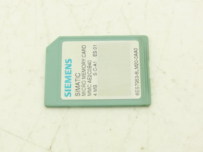 Siemens 6ES7953-8LM20-0AA0 SIMATIC S7 Micro Memory Card MMC 4MB