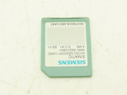 Siemens 6ES7953-8LM20-0AA0 SIMATIC S7 Micro Memory Card MMC 4MB