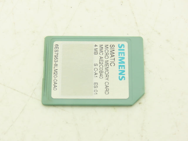 Siemens 6ES7953-8LM20-0AA0 SIMATIC S7 Micro Memory Card MMC 4MB