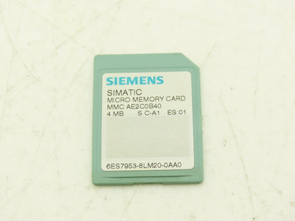 Siemens 6ES7953-8LM20-0AA0 SIMATIC S7 Micro Memory Card MMC 4MB