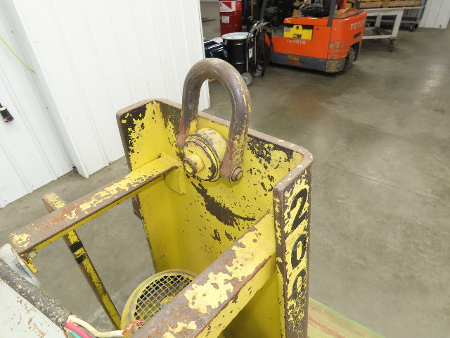 Hoosier Crane Frame Chassis Rotator RV Trailer Gearmotor 230V VFD 3Ph 2000lbs