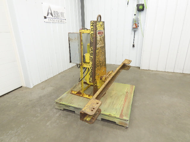 Hoosier Crane Frame Chassis Rotator RV Trailer Gearmotor 230V VFD 3Ph 2000lbs
