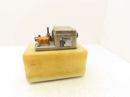 Showa YMB3-5 Automatic Oil Lubricator Pump 4-Liter Tank 110V 5-Min Cycle