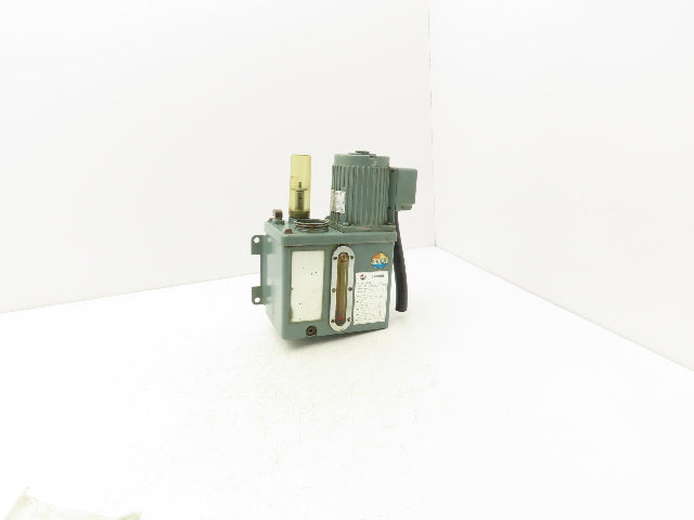 Showa YMAS6-5 Automatic Oil Lubricator Pump 2 Liter Tank 220V 5-Min Cycle