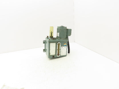Showa YMAS6-5 Automatic Oil Lubricator Pump 2 Liter Tank 220V 5-Min Cycle