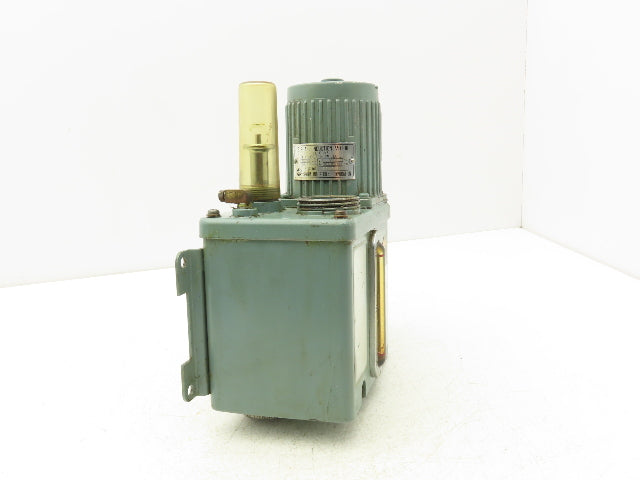 Showa YMAS6-5 Automatic Oil Lubricator Pump 2 Liter Tank 220V 5-Min Cycle