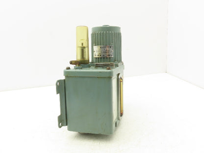 Showa YMAS6-5 Automatic Oil Lubricator Pump 2 Liter Tank 220V 5-Min Cycle