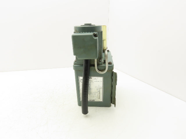 Showa YMAS6-5 Automatic Oil Lubricator Pump 2 Liter Tank 220V 5-Min Cycle