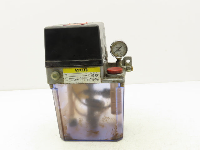 Vogel MINI-1/KW2-D Automatic Oil Lubricator Pump 1.6 Liter Tank  0.1L/min 220V