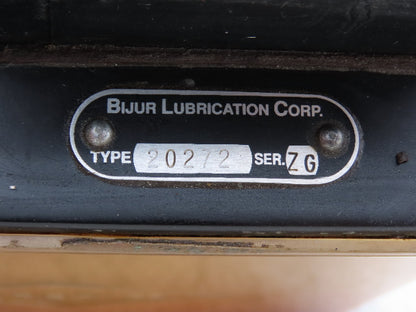 Bijur 20272 Automatic Oil Lubricator Pump 1 Liter Tank 115/230V