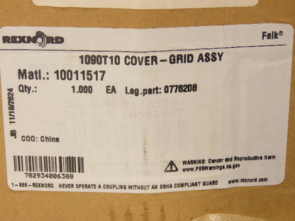Rexnord 10011517 Grid-Falk Coupling Grid and 1090T10 Cover Assembly Kit READ