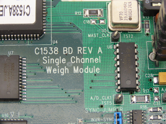 Process Control C1538 BD Process Control Board Single Channel Weigh Module Rev A