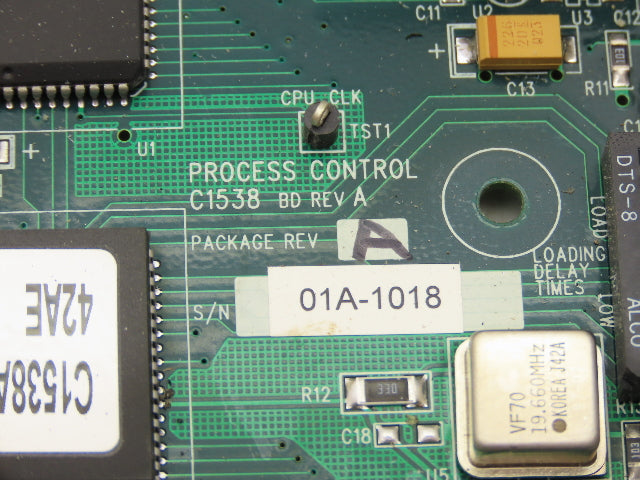 Process Control C1538 BD Process Control Board Single Channel Weigh Module Rev A