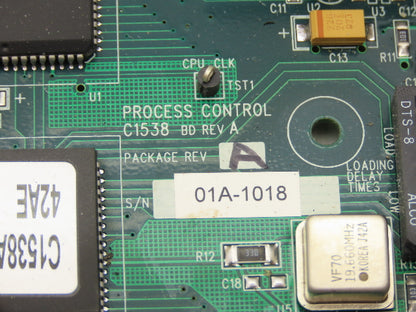 Process Control C1538 BD Process Control Board Single Channel Weigh Module Rev A