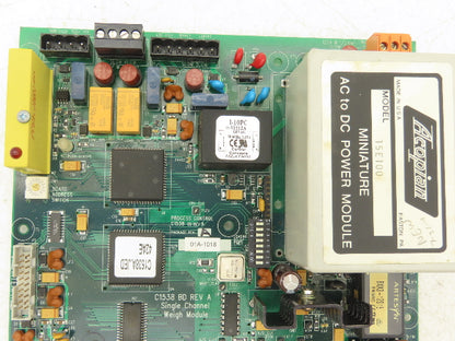 Process Control C1538 BD Process Control Board Single Channel Weigh Module Rev A