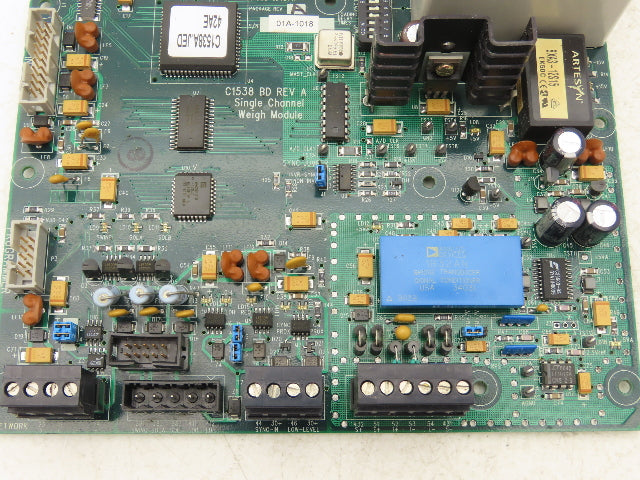 Process Control C1538 BD Process Control Board Single Channel Weigh Module Rev A