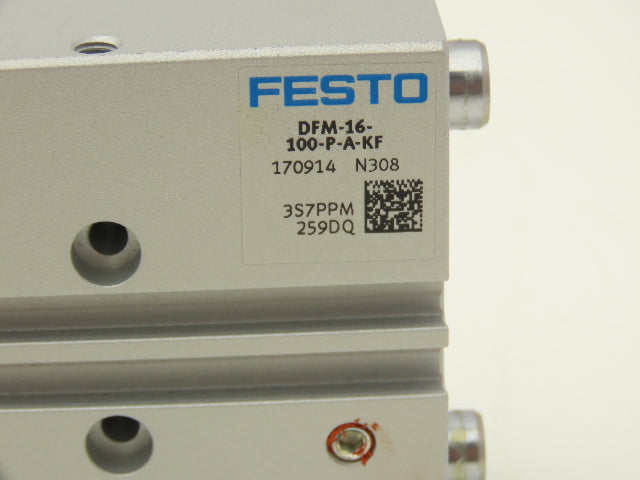 Festo DFM-16-100-P-A-KF Pneumatic Guided Drive Cylinder 16mm Bore 100mm Stroke