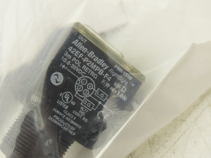 A-B 42EF-P2MPB-F4 RightSight Polarized Retroreflective Photoelectric Sensor