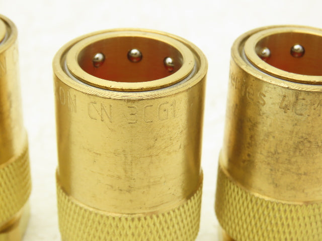 Dixon 4CMF4-B-E Hydraulic Unvalved Coupler Industrial Mold 1/2" NPTF Lot of 4