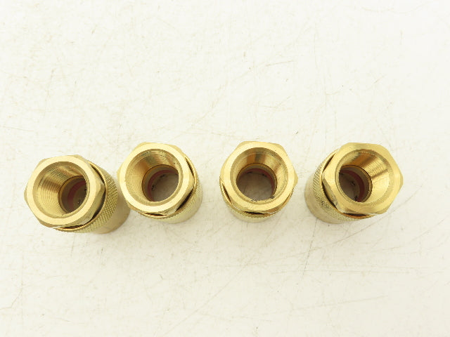 Dixon 4CMF4-B-E Hydraulic Unvalved Coupler Industrial Mold 1/2" NPTF Lot of 4