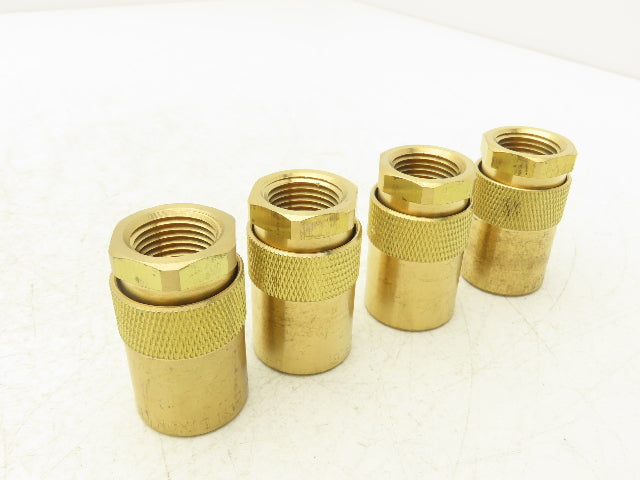 Dixon 4CMF4-B-E Hydraulic Unvalved Coupler Industrial Mold 1/2" NPTF Lot of 4