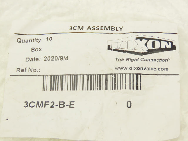 Dixon 3CMF2-B-E Hydraulic Unvalved Coupler Industrial Mold  3/8" Body Lot of 10