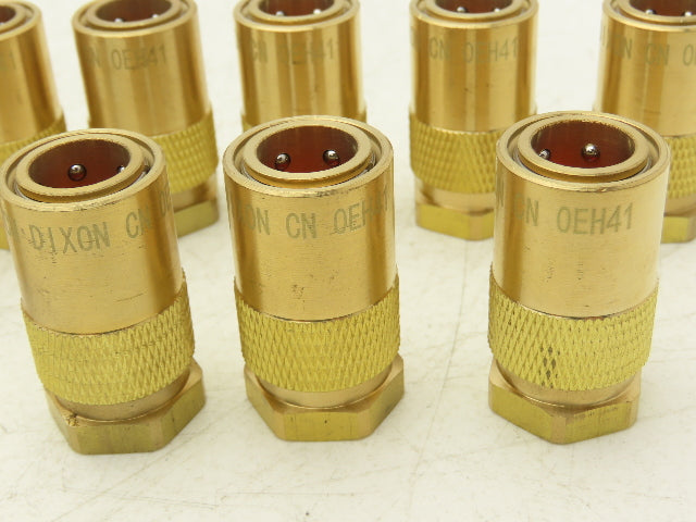 Dixon 3CMF2-B-E Hydraulic Unvalved Coupler Industrial Mold  3/8" Body Lot of 10