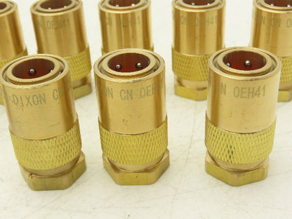 Dixon 3CMF2-B-E Hydraulic Unvalved Coupler Industrial Mold  3/8" Body Lot of 10