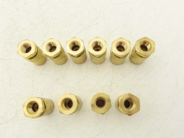 Dixon 3CMF2-B-E Hydraulic Unvalved Coupler Industrial Mold  3/8" Body Lot of 10