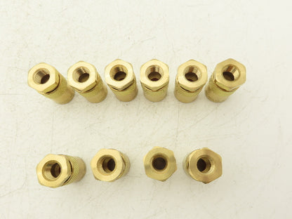 Dixon 3CMF2-B-E Hydraulic Unvalved Coupler Industrial Mold  3/8" Body Lot of 10