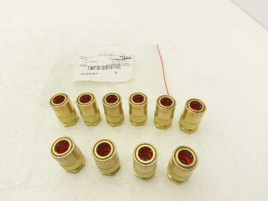 Dixon 3CMF2-B-E Hydraulic Unvalved Coupler Industrial Mold  3/8" Body Lot of 10
