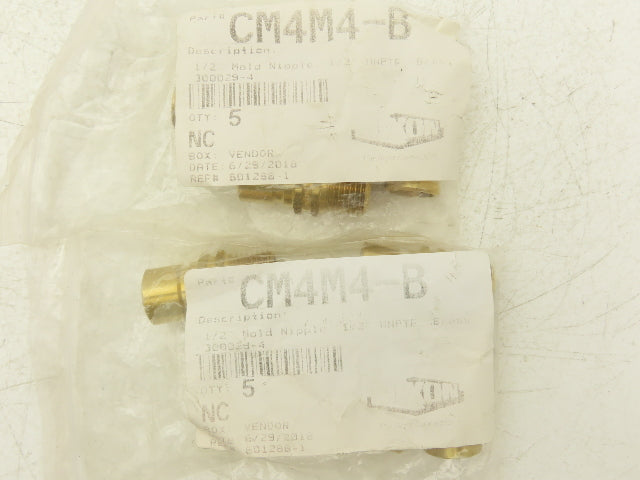 Dixon CM4M4-B Quick Coupler Mold Coolant Interchange  1/2" Body Lot of 26