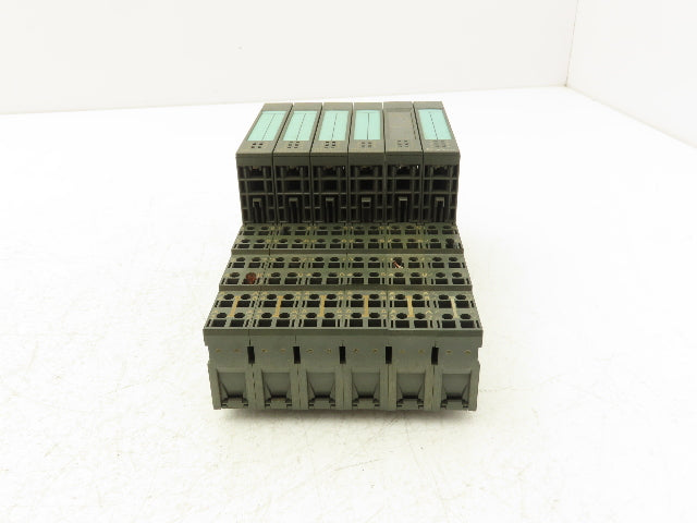 Siemens 6ES7 131-4BF00-0AA0 SIMATIC 8PT Digital Input W/Terminal 24VDC Lot Of 6