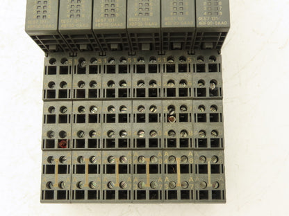 Siemens 6ES7 131-4BF00-0AA0 SIMATIC 8PT Digital Input W/Terminal 24VDC Lot Of 6