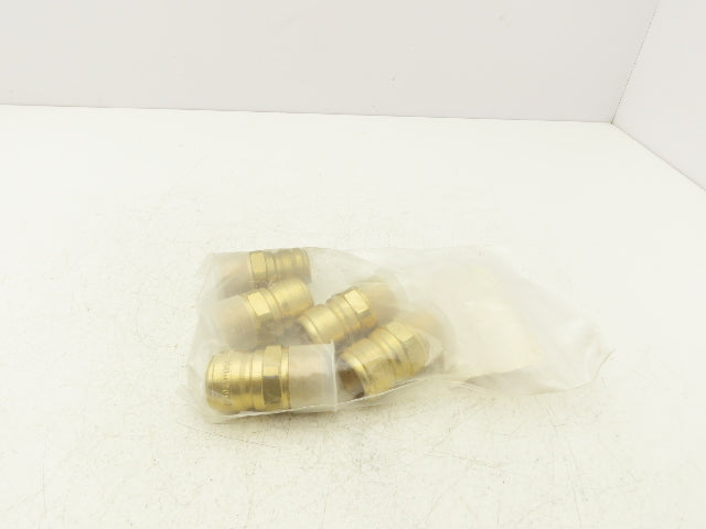 Dixon E8M8-B Hydraulic Quick Coupler Straight Through Male 1" Body Lot of 5